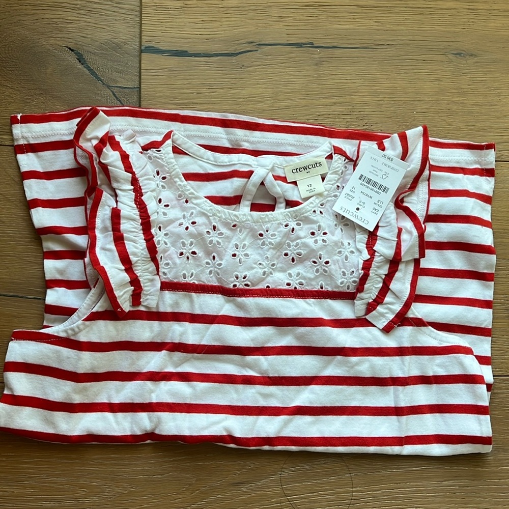 Crewcuts tank size 12 NWT